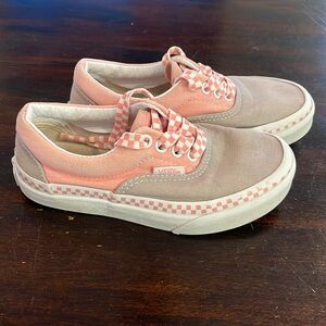 Pink, Grey Vans Size 12 Toddler Grill great shape hardly worn.